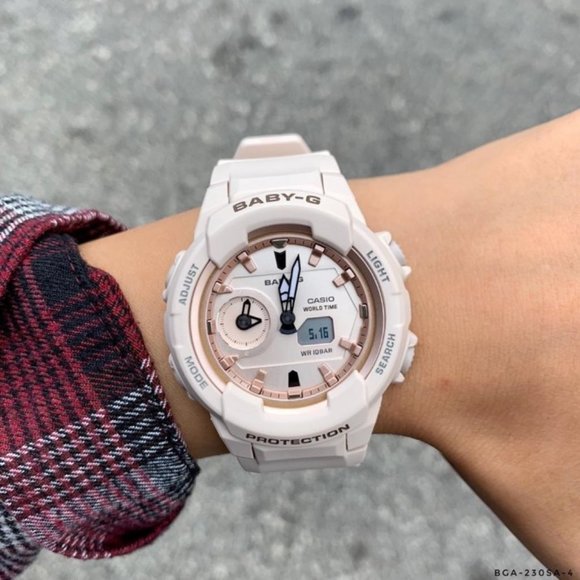 Casio Baby-G Rose Gold Analog Watch bga-230sa - Picture 1 of 1
